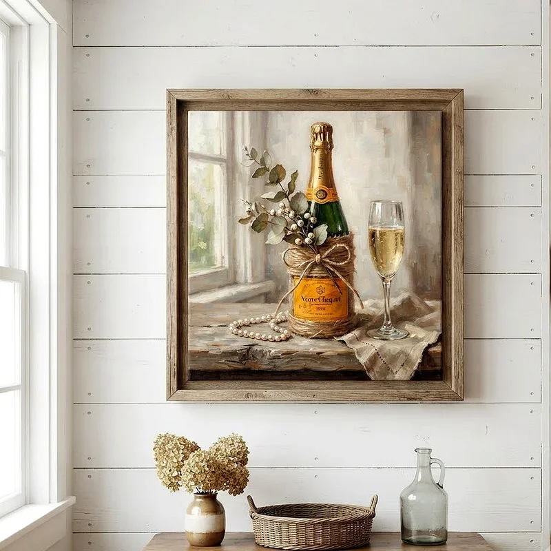 Champagne Bottle Painting Ideas