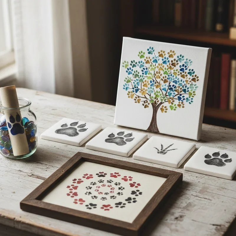 Paw Print Painting Ideas