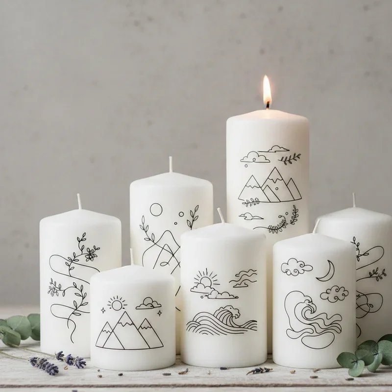 Candle Painting Ideas