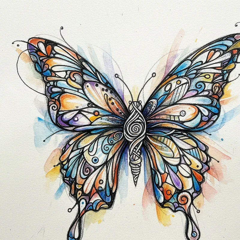Butterfly Drawing Ideas