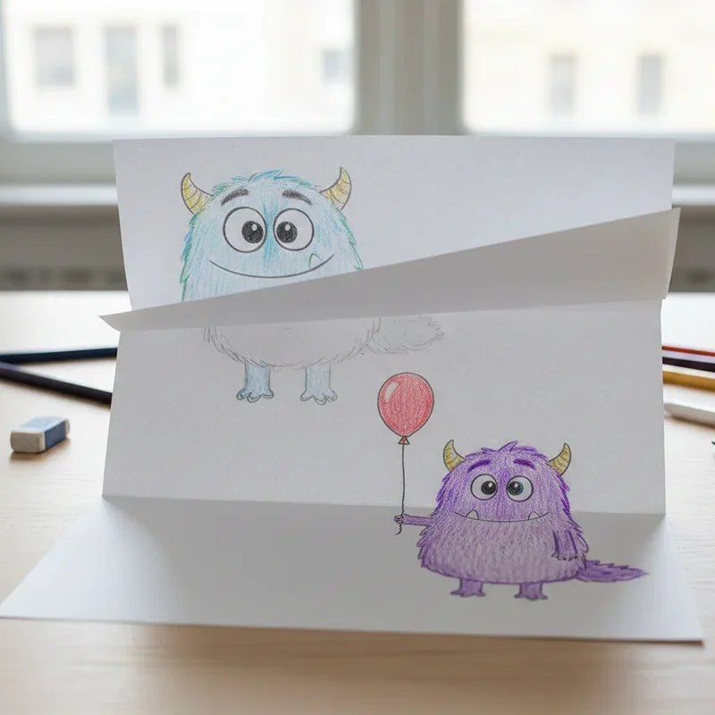 Folding Surprise Drawing Ideas