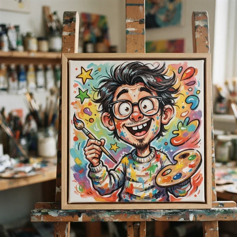 Canvas Cartoon Painting Ideas