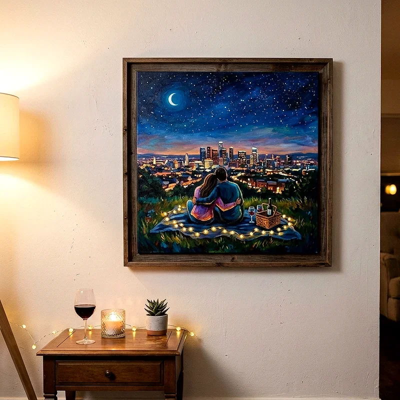 Date Night Canvas Painting Ideas