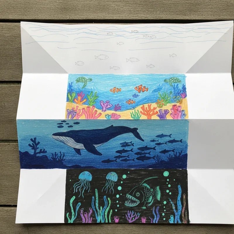 Folding Surprise Drawing Ideas