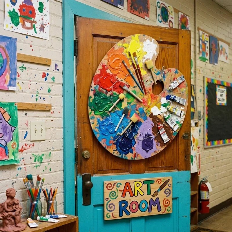 Art Classroom Door Ideas