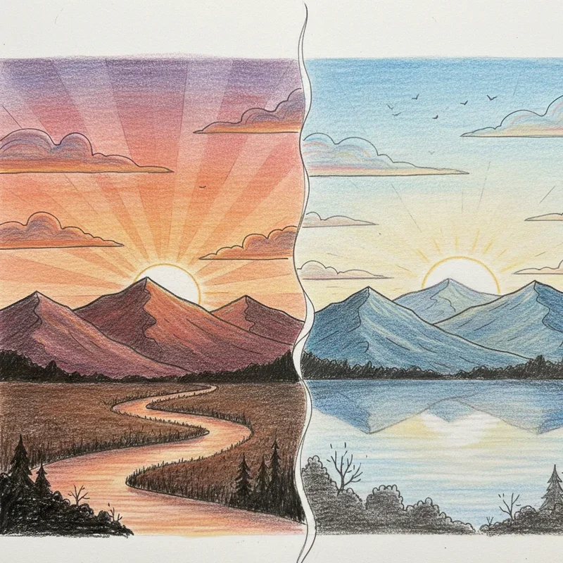 Landscape Drawing Ideas