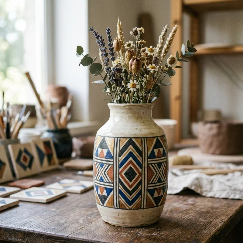 Vase Pottery Painting Ideas