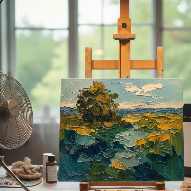 How to Dry Oil Painting Overnight with Simple Methods