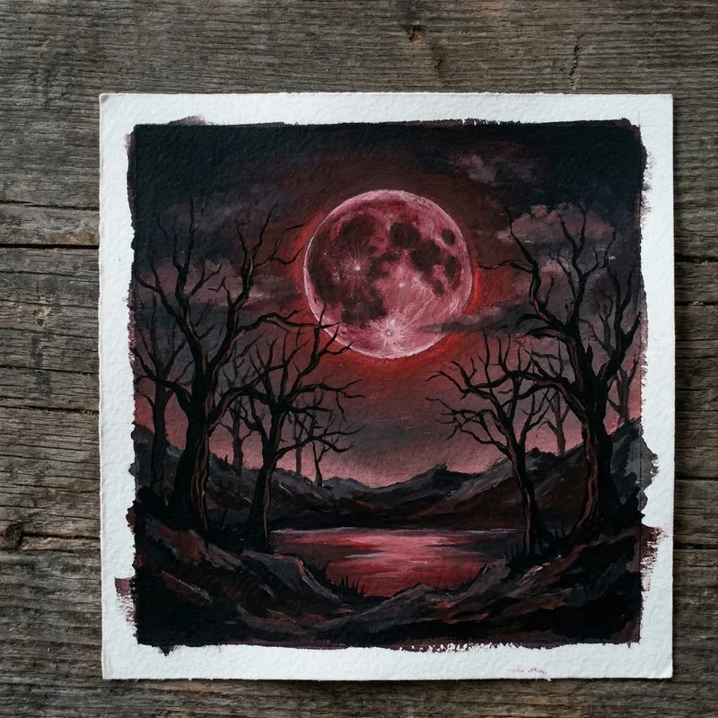 Easy Creepy Painting Ideas