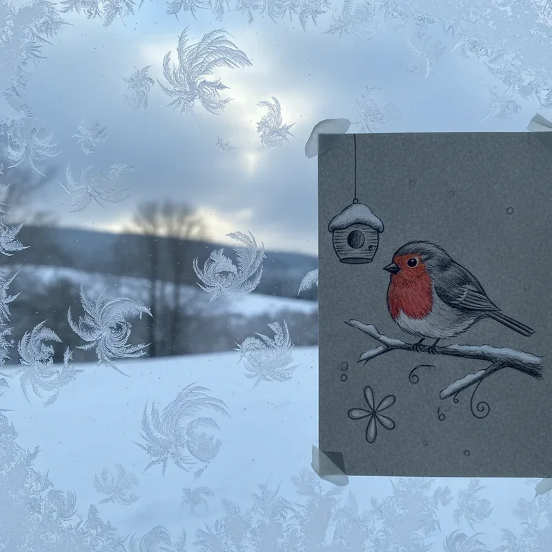 15 Winter Drawing Ideas to Capture the Season’s Charm