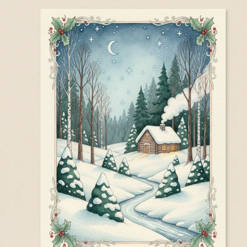 Christmas Card Drawing Ideas