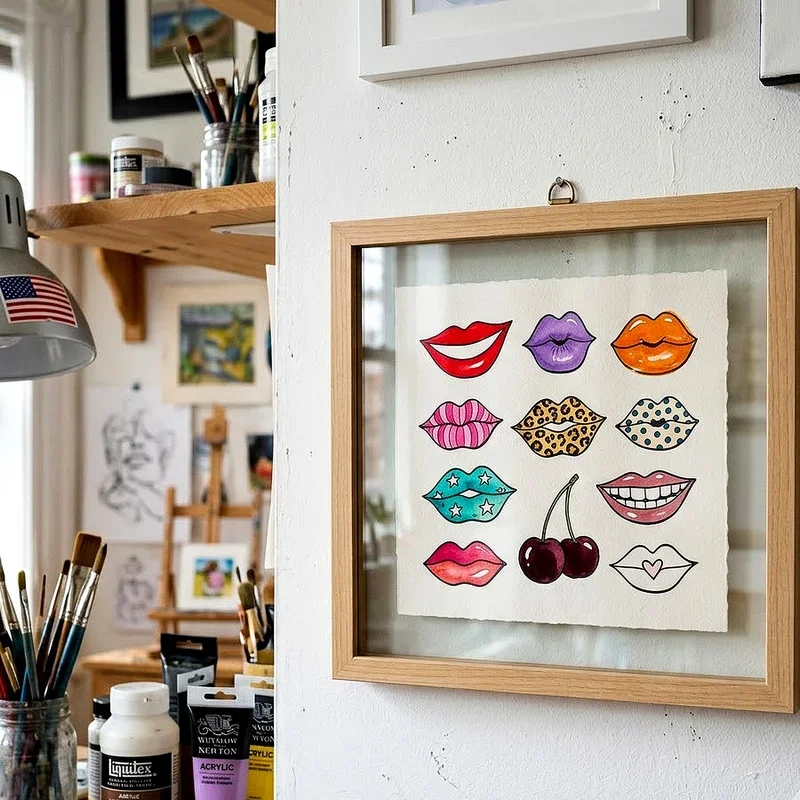 Lip Drawing Ideas