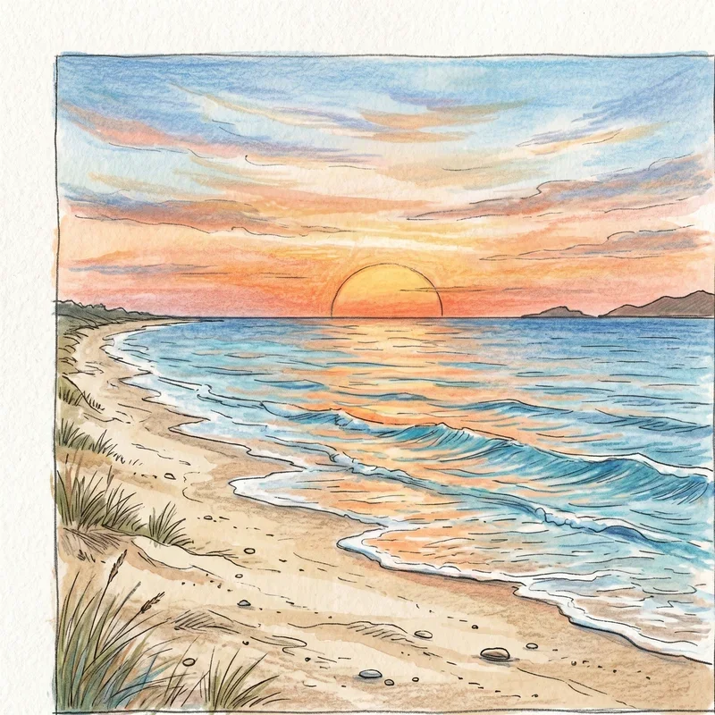 Sea Drawing Ideas