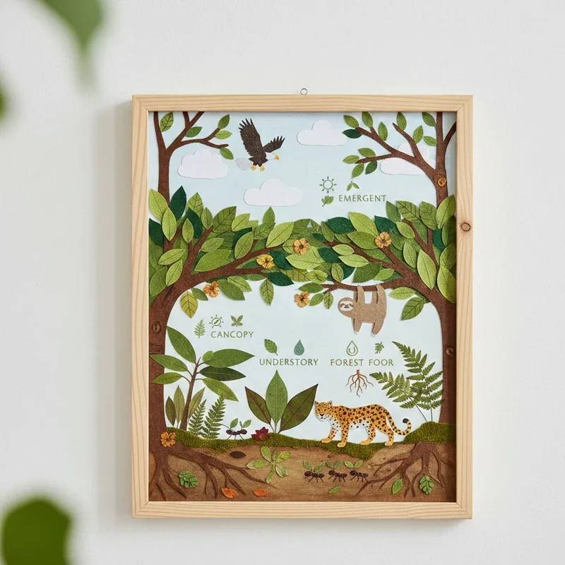 Easy Rainforest Art Ideas