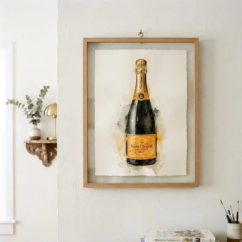 Champagne Bottle Painting Ideas