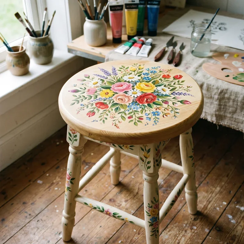 Stool Painting Ideas
