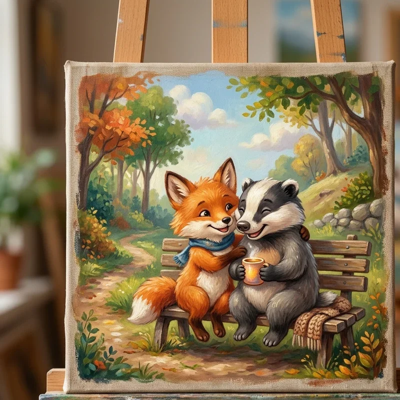 Canvas Cartoon Painting Ideas