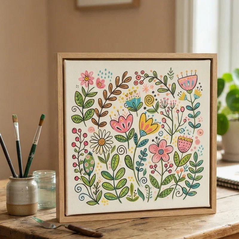 Canvas Cartoon Painting Ideas