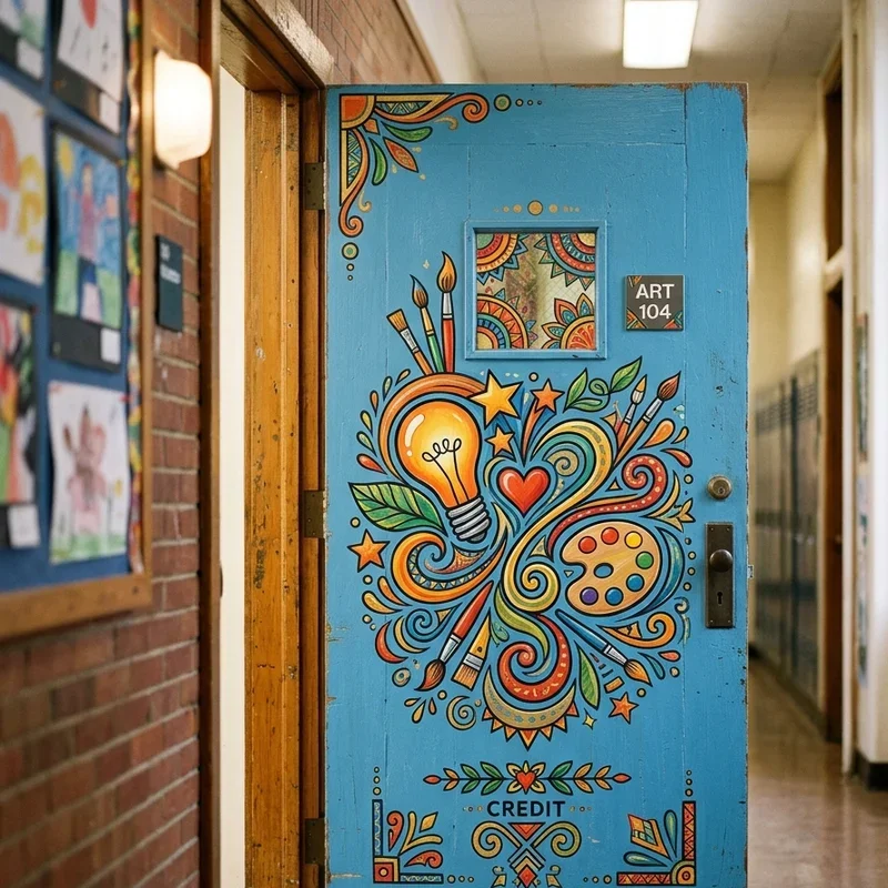 Art Classroom Door Ideas