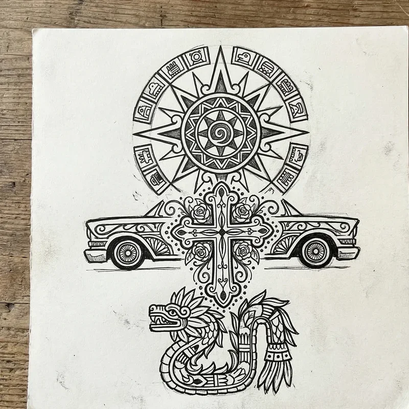 Easy Chicano Drawing Ideas