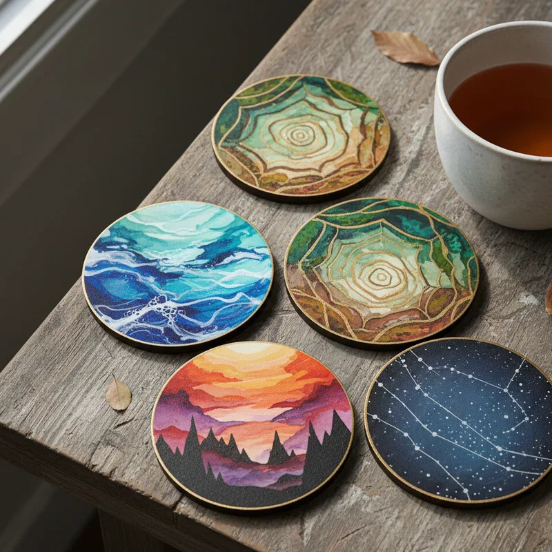 Coaster Painting Ideas