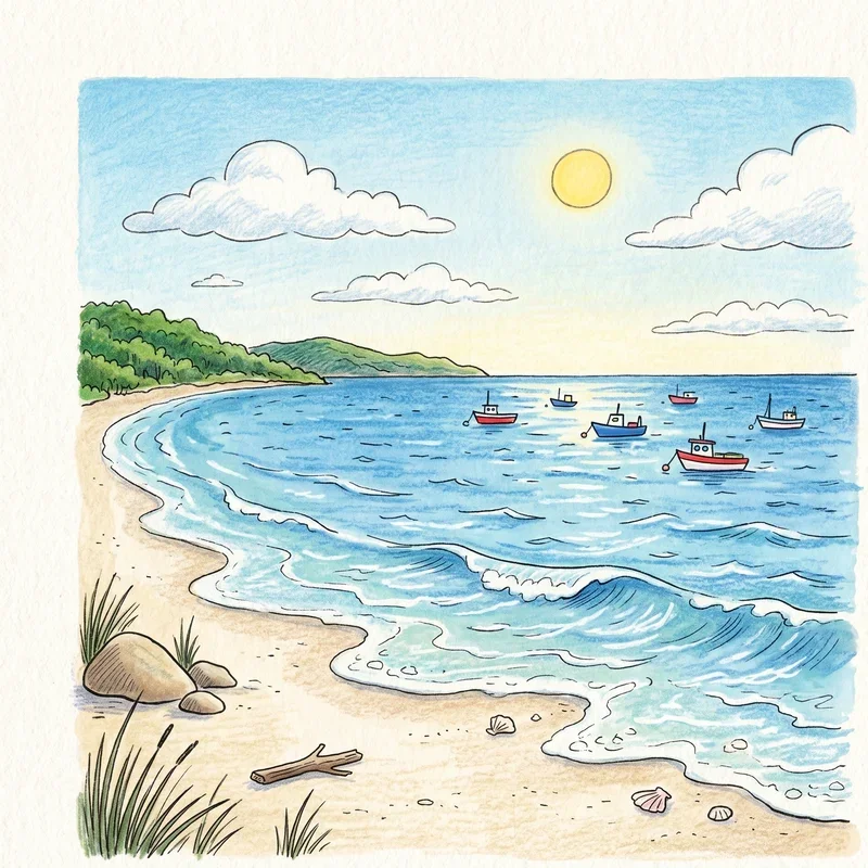 Sea Drawing Ideas