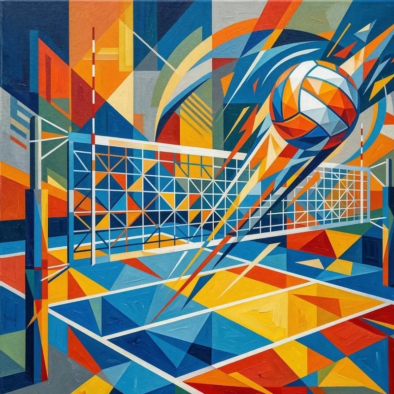 Volleyball Painting Ideas