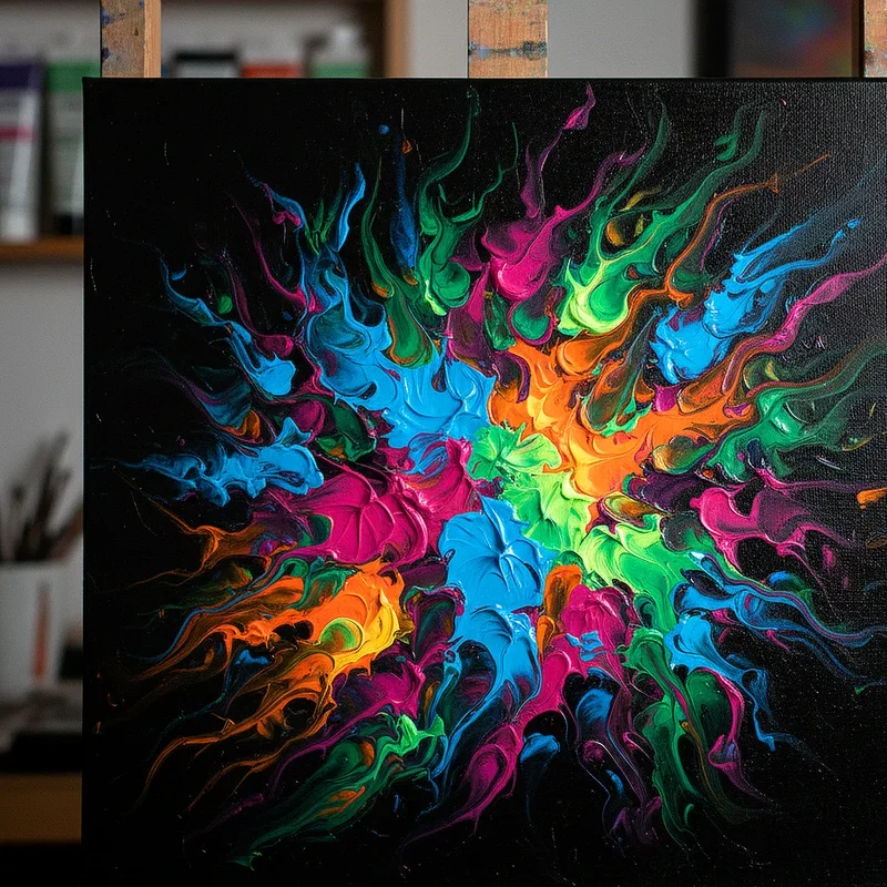 Neon Painting Ideas
