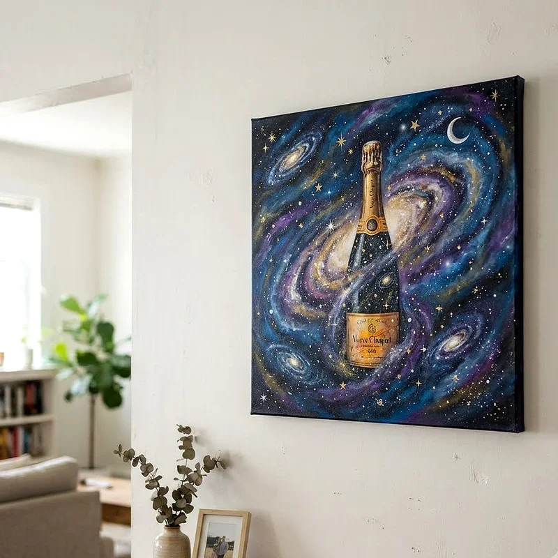 Champagne Bottle Painting Ideas