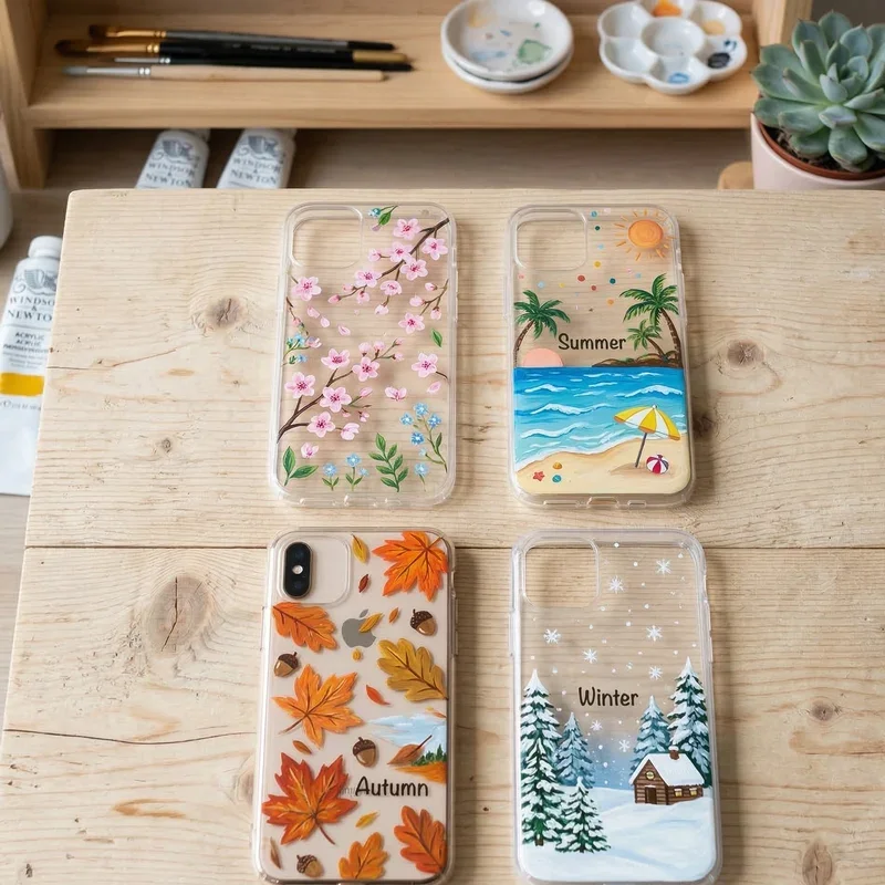 Acrylic Phone Case Painting Ideas