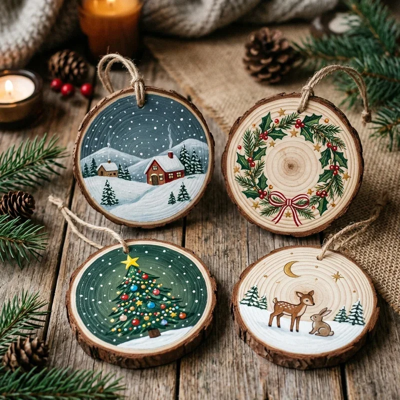 Wood Slice Painting Ideas