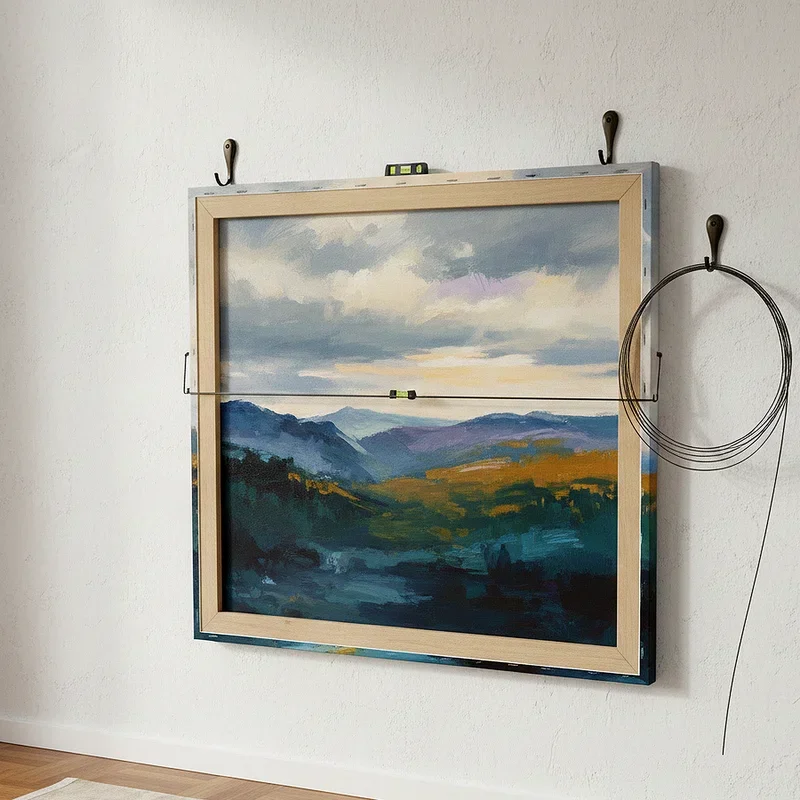 How to Hang Canvas Art