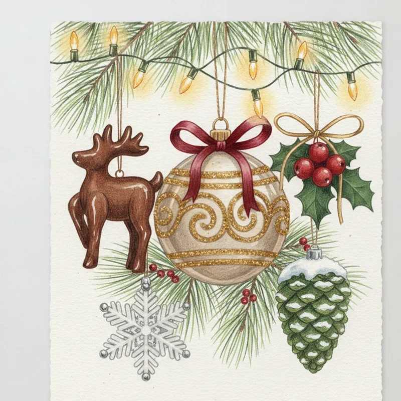 Christmas Card Drawing Ideas