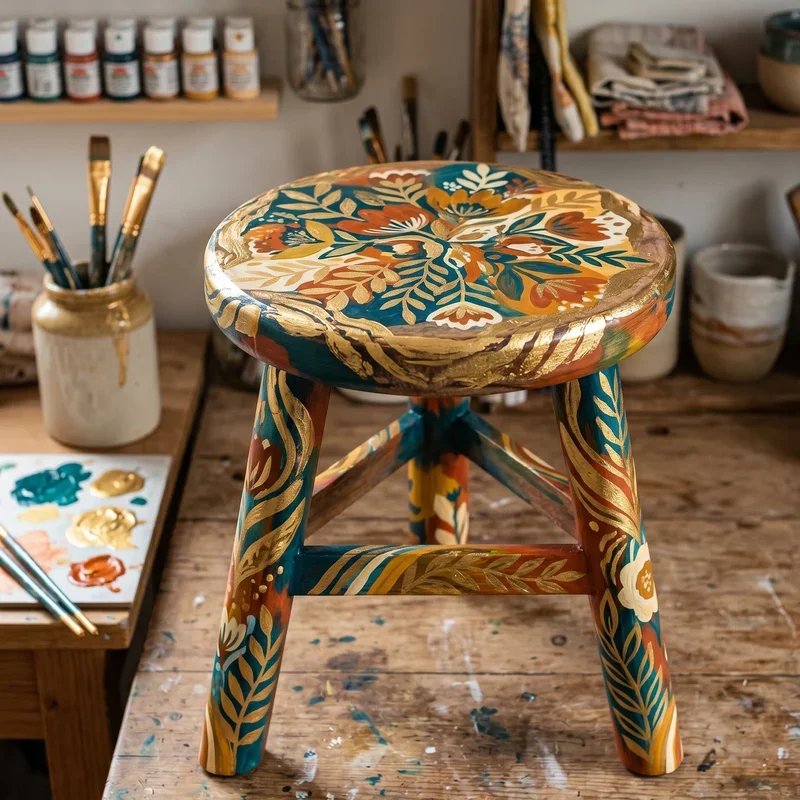 Stool Painting Ideas