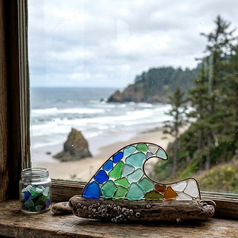 How to Make Sea Glass Art