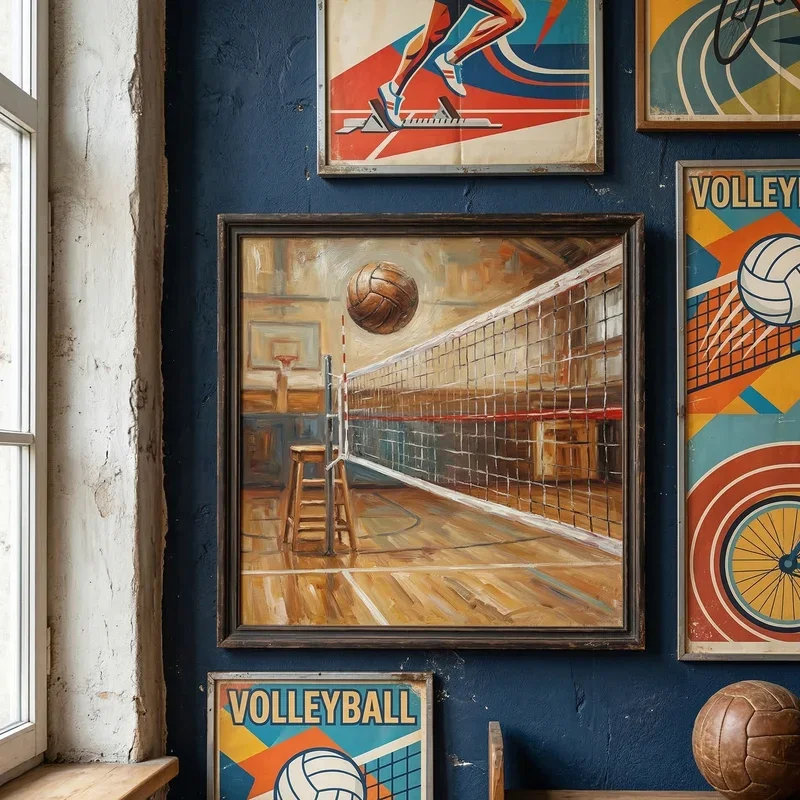 Volleyball Painting Ideas