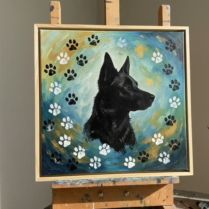 Paw Print Painting Ideas