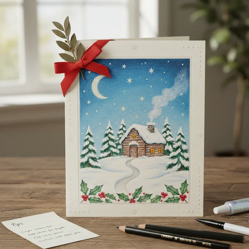 Christmas Card Drawing Ideas
