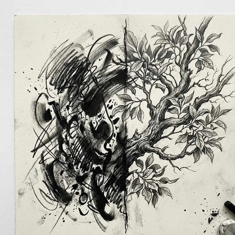 Contrast Drawing Ideas