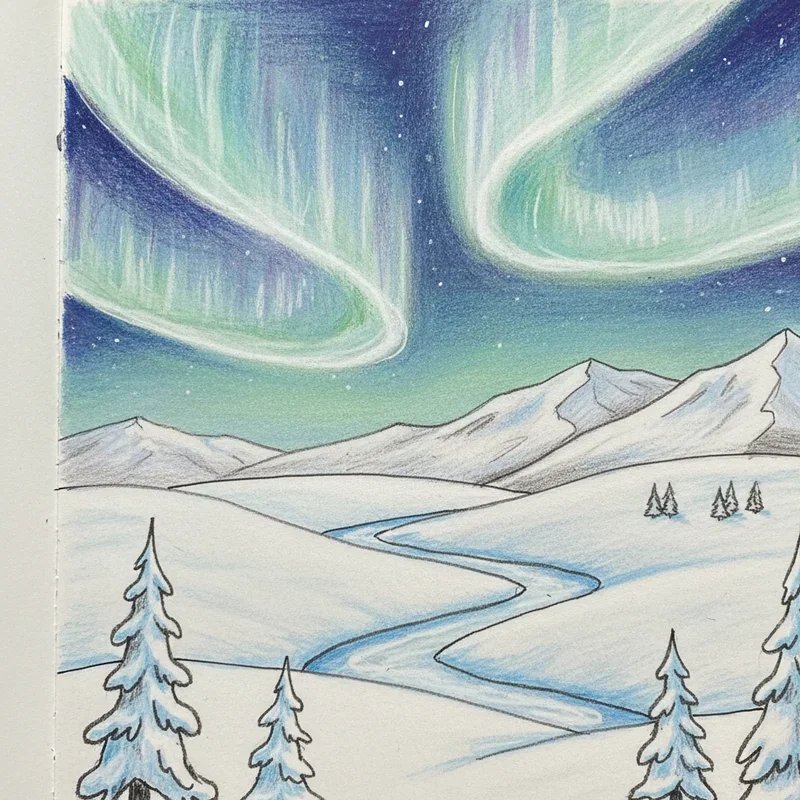 Winter Drawing Ideas