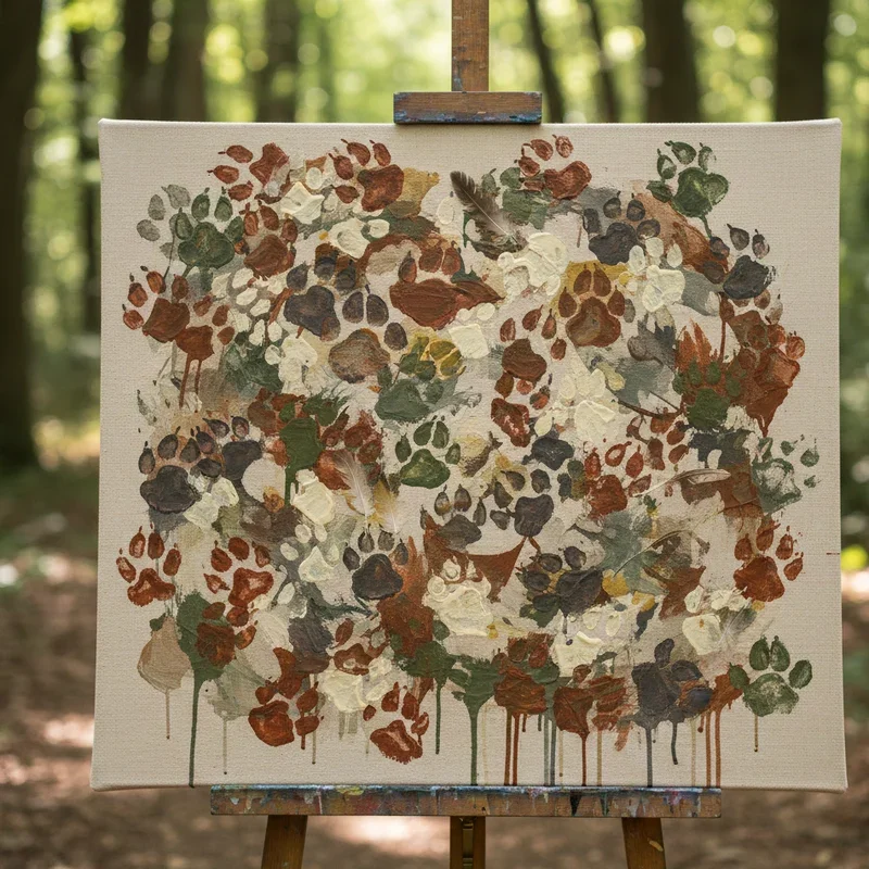 15 Paw Print Painting Ideas For Cute And Creative Art
