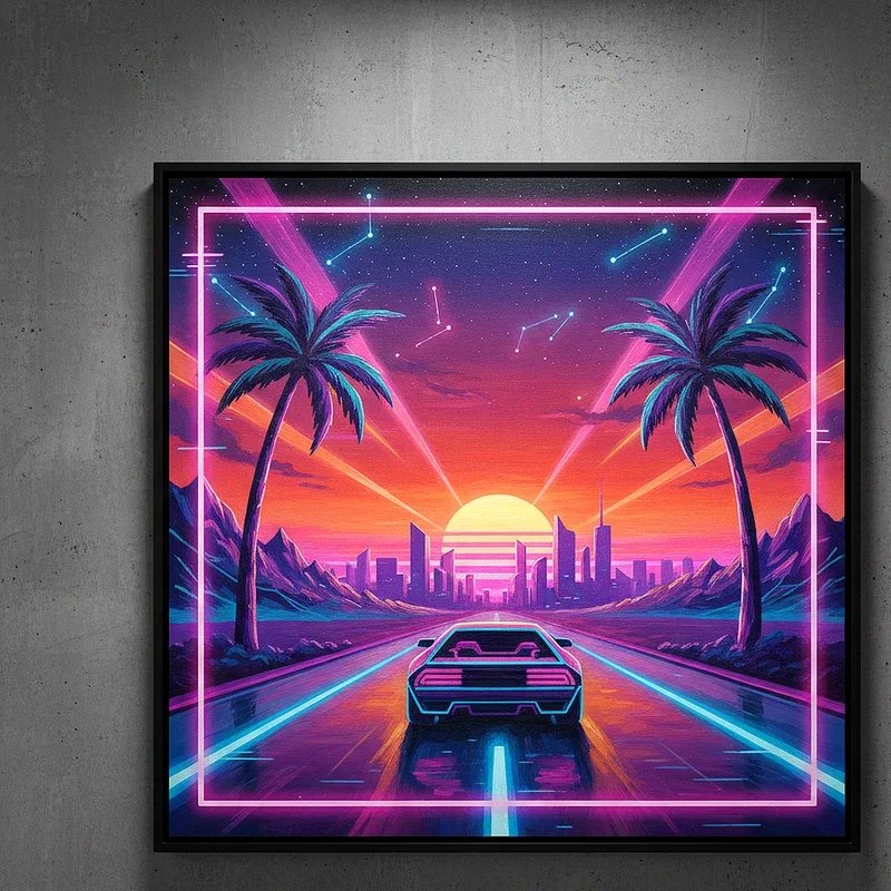Neon Painting Ideas