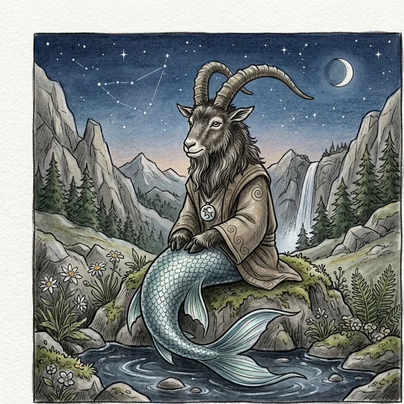 Capricorn Drawing Ideas
