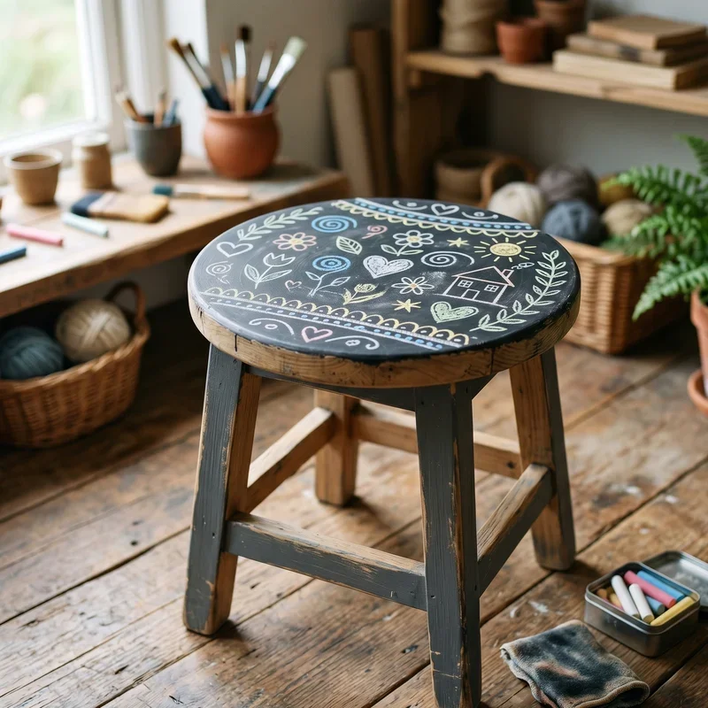 Stool Painting Ideas