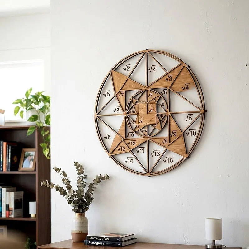 Pythagorean Spiral Art Ideas