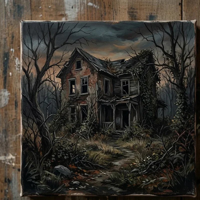 Easy Creepy Painting Ideas