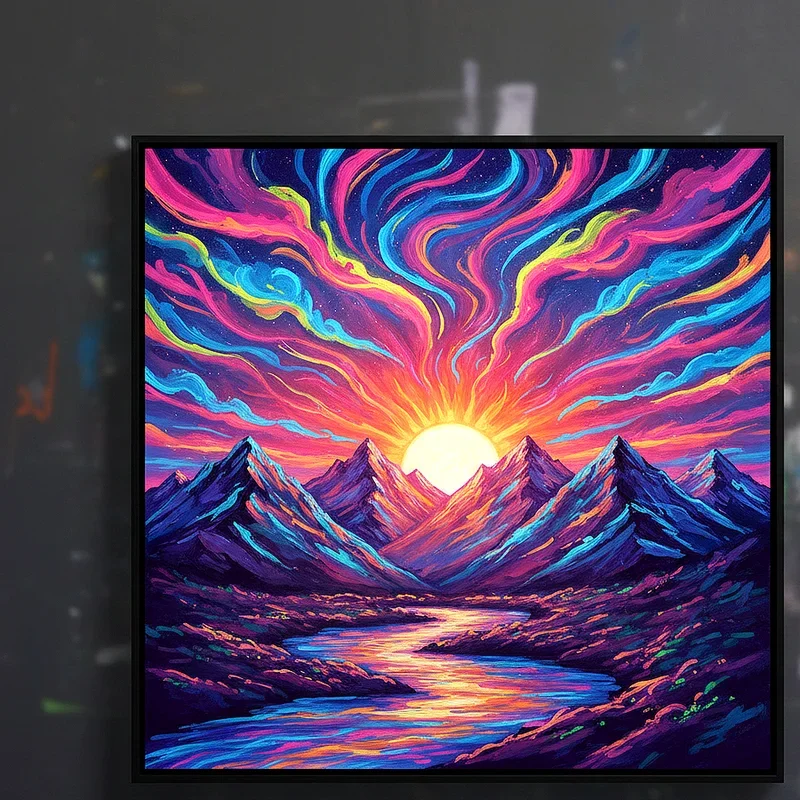 Neon Painting Ideas