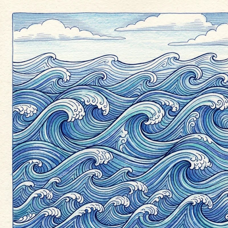 Sea Drawing Ideas