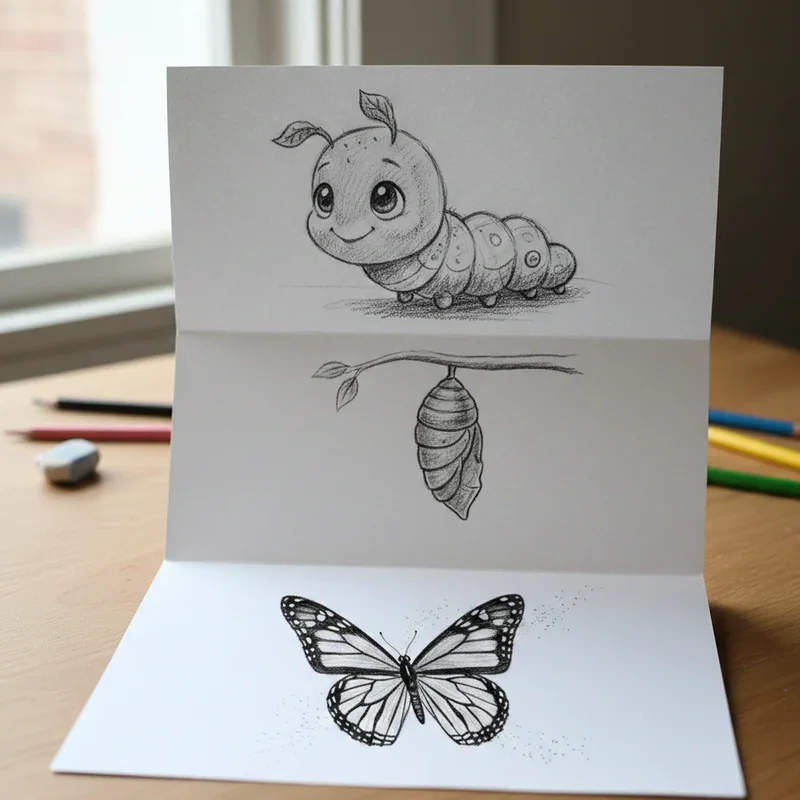 Folding Surprise Drawing Ideas