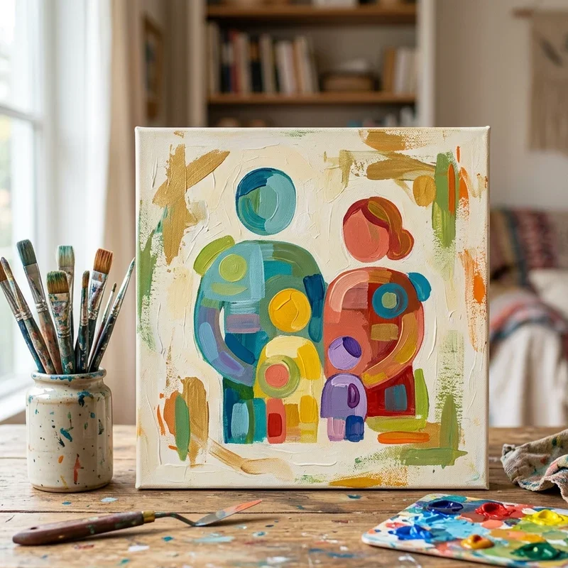 Easy Family Painting Ideas